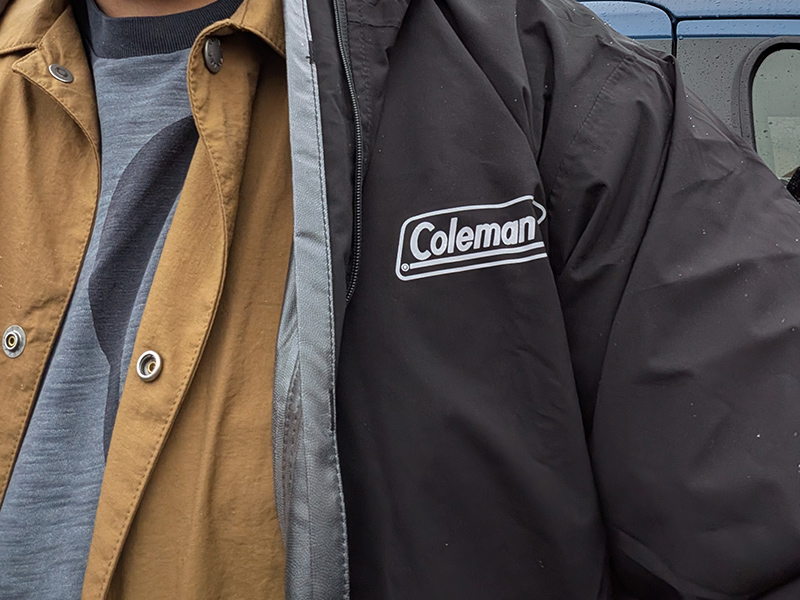 Coleman はっ水・防水 レインパーカー(ローソンコラボ)