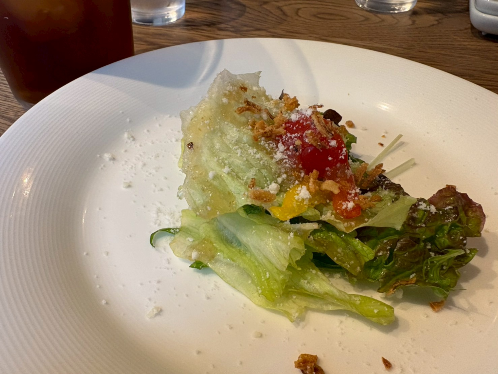 ルークスで食べたグリーンサラダ