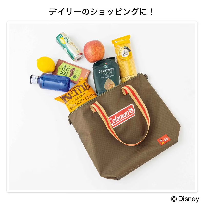 コールマン ディズニーデザイン 2WAYはっ水トート GLOW 2026年7月号