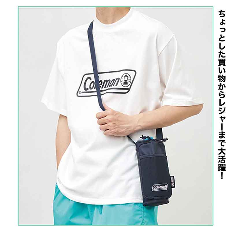 MonoMax 2026年8月号増刊 コールマン お財布機能付き ボトルショルダーバッグ